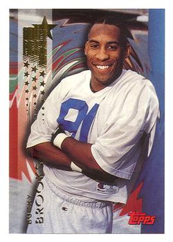 Bucky Brooks Buffalo Bills 1994 Topps NFL Rookie Card - Draft Pick #489